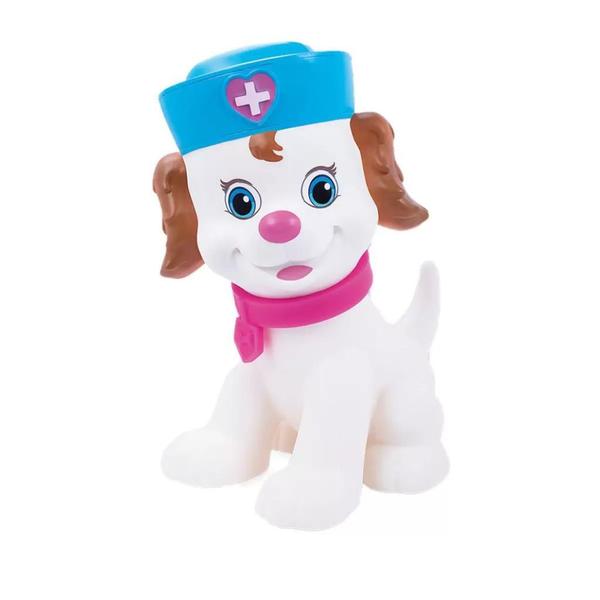 Imagem de Cachorro de Brinquedo Esquadrão Pet Patrulha 25cm - 100% Vinil