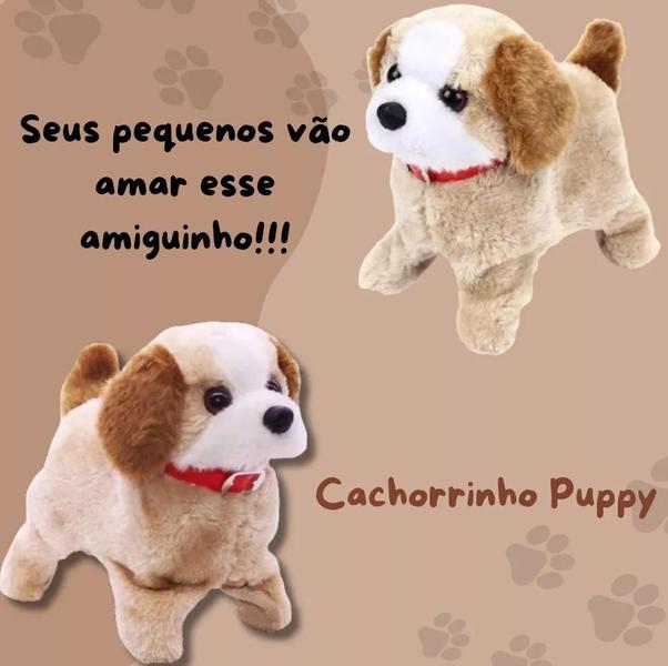 Imagem de Cachorro De Brinquedo Que Anda E Late Cambalhota Pelúcia