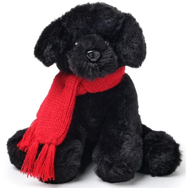 Imagem de Cachorro de pelúcia preto de pelúcia Bearington Cole, bicho de pelúcia, 7,5 polegadas