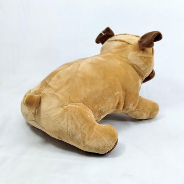 Imagem de Cachorro de Pelúcia Pug Marrom 26 cm Comprimento