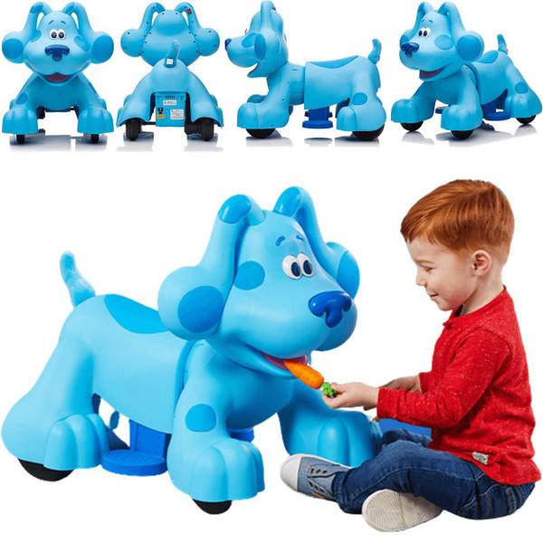 Imagem de Cachorro Eletrico Rideamals Blue's Clues & You 6V Blue Azul