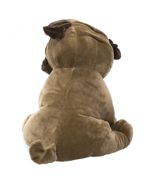 Imagem de Cachorro Pug Marrom Sentado 32cm - Pelúcia