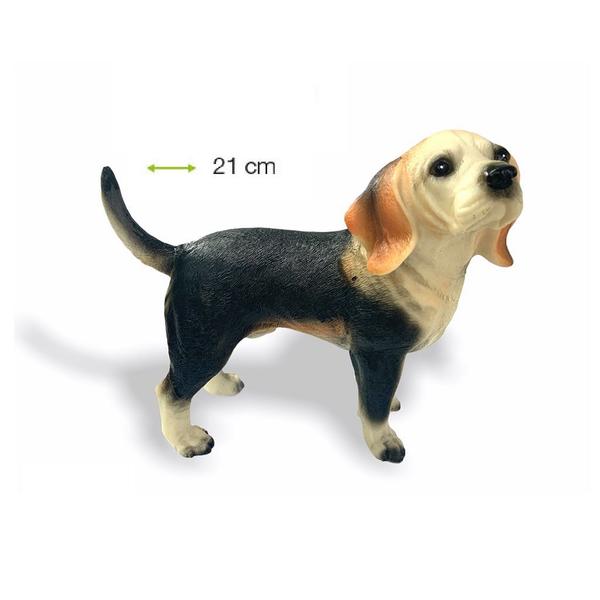 Imagem de Cachorro Realista Boneco Soft Miniatura Beagle 6181 - Dmtoys