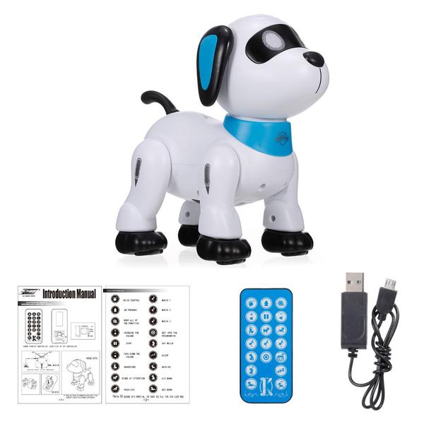 Imagem de Cachorro Robô Brinquedo de Criança Dog Zippy Toys, Controle Remoto, Programável, Dança, Música