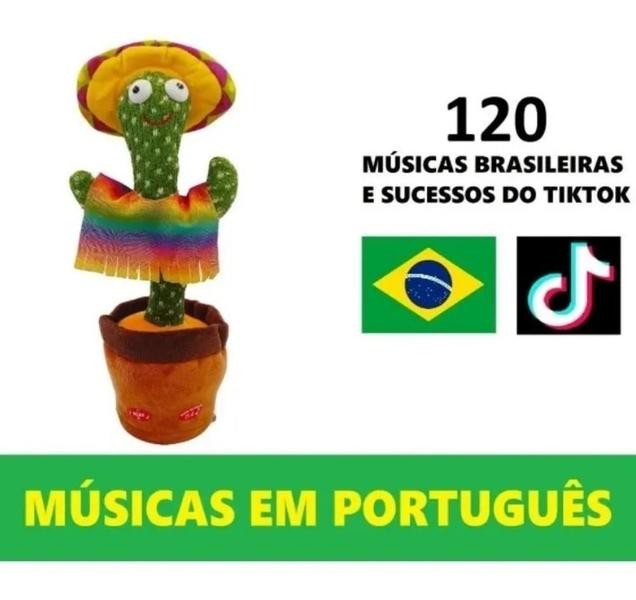 Imagem de Cacto Dançante E Falante Toca Música Repete A Fala Brinquedo