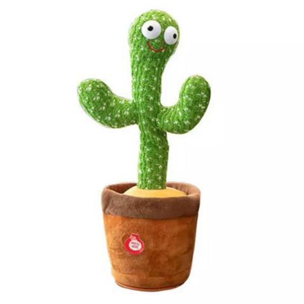 Cacto De Brinquedo Em Pelúcia Fala Toca Música Recarregável - Zxz Imagem de Cacto De Brinquedo Em Pelúcia Fala Toca Música Recarregável