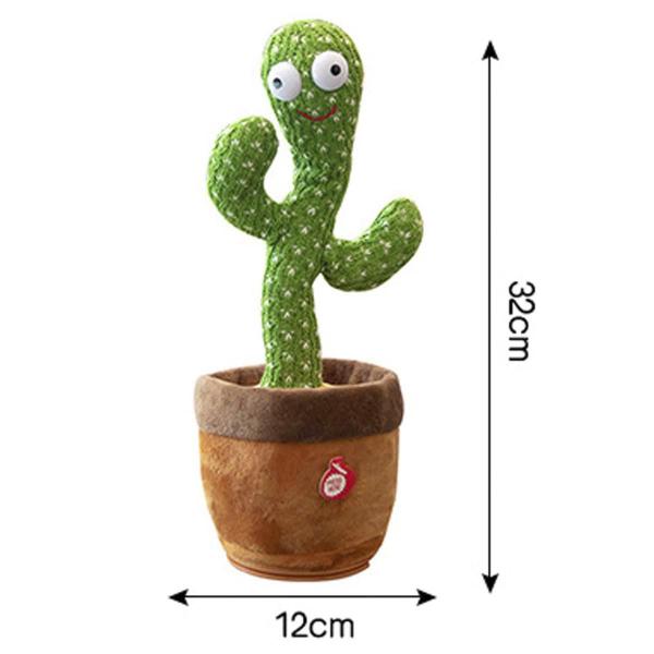 Cacto De Brinquedo Em Pelúcia Fala Toca Música Recarregável - Zxz Imagem de Cacto De Brinquedo Em Pelúcia Fala Toca Música Recarregável