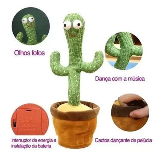 Imagem de Cactos Dançante Falante, Toca Dança Fala e Pisca