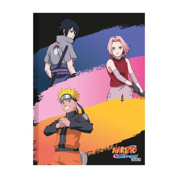 Imagem de Cad uni broch CD 80fls SD Naruto c/ ad. c/5