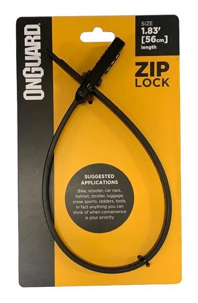 Imagem de Cadeado abraçadeira Onguard Zip Lock OG 8078 56cm preto