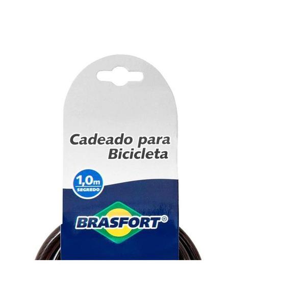 Imagem de Cadeado Bicicleta Brasfort Com Segredo 08Mmx1M   7017