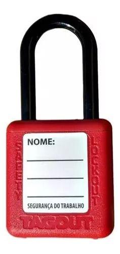 Imagem de Cadeado Bloqueio Lockout Tagout Nr10 Nr12 Bloqueador  