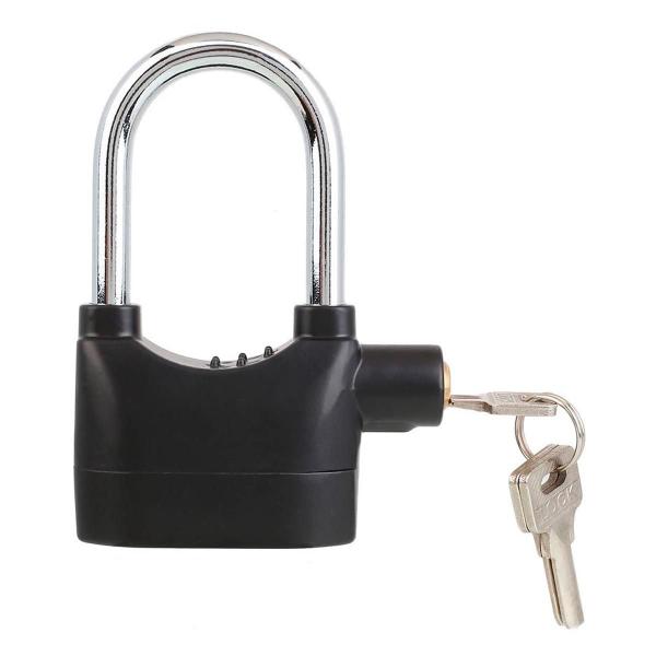 Cadeado Com Alarme Antifurto Resistente Moto E Bike - LAURUS Imagem de Cadeado Com Alarme Antifurto Resistente Moto E Bike