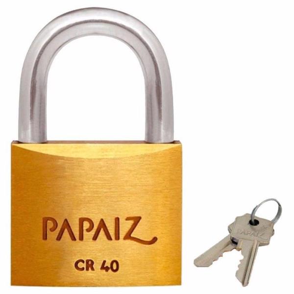 Imagem de Cadeado papaiz latão cr 40mm standard