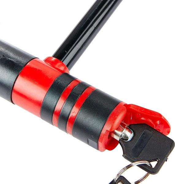 Imagem de Cadeado Trava Em U-Lock Para Bike Moto Bicicleta Com Suporte