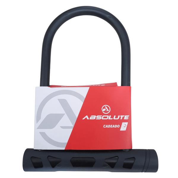 Imagem de Cadeado U-Lock Absolute 180x245mm Preto Chave Original