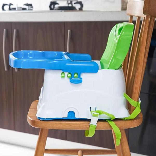 Imagem de Cadeira Alimentação Infantil Bebe Até 15Kg com Ajuste de Altura Multmaxx