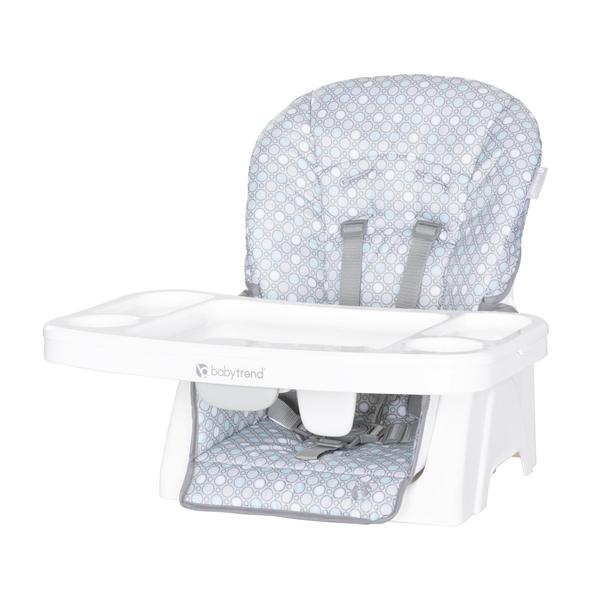 Imagem de Cadeira alta Booster Baby Trend Adapt SpaceSaving Pebblestone Aqua