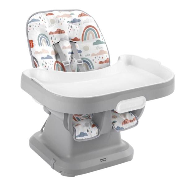 Imagem de Cadeira Alta Compacta E Portátil Para Bebês Fisher-price Colorida Multicolorida