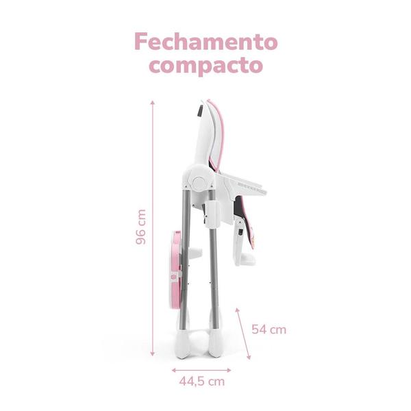 Imagem de Cadeira Alta de Alimentação Chefs Chair Rosa Fisher-Price - BB314