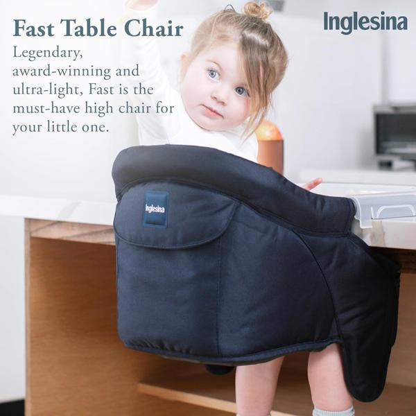 Imagem de Cadeira alta portátil para bebês Inglesina Fast Table Navy