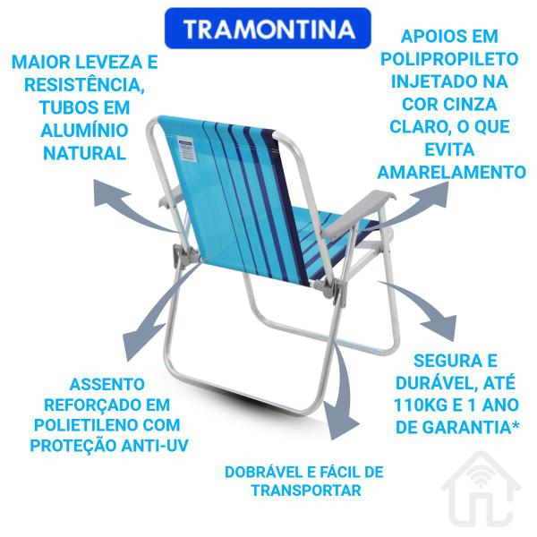 Imagem de Cadeira Alta Praia Samoa Tramontina VARIAÇÃO