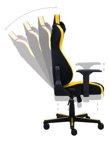 Imagem de Cadeira Amarelo Modelo Gamer Escritório Alto Conforto -120kg