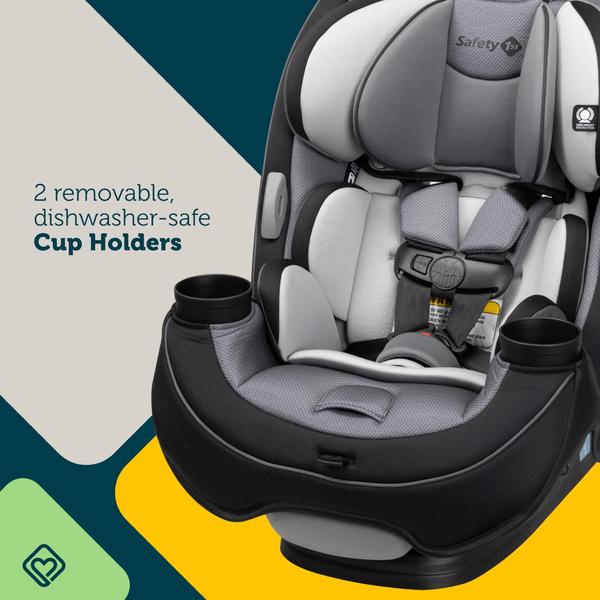 Imagem de Cadeira Auto Safety 1st Grow and Go All-in-One - Cor Rosa Carbono