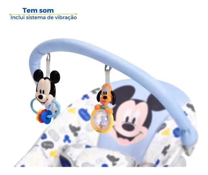 Imagem de Cadeira Balanço Bebe Descanso Infantil Mickey Menino Multi