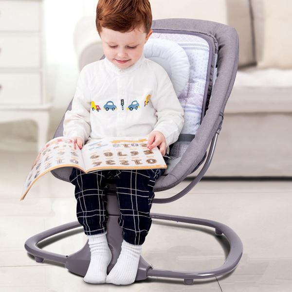 Cadeira Bebê Balanço Automático Cadeirinha Infantil Descanso Timer Música Melodia Até 18kg Menino Menina - Mastela Imagem de Cadeira Bebê Balanço Automático Cadeirinha Infantil Descanso Timer Música Melodia Até 18kg Menino Menina