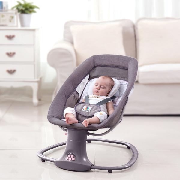 Cadeira Bebê Balanço Automático Cadeirinha Infantil Descanso Timer Música Melodia Até 18kg Menino Menina - Mastela Imagem de Cadeira Bebê Balanço Automático Cadeirinha Infantil Descanso Timer Música Melodia Até 18kg Menino Menina