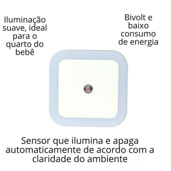 Imagem de Cadeira Bebê Dormir Safari Azul + Luminária Luz Inteligente