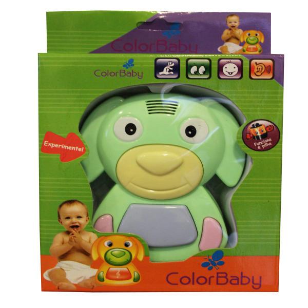 Cadeira Bebê Vibratória Descanso Rosa +Brinquedo Dog Musical - Color Baby Imagem de Cadeira Bebê Vibratória Descanso Rosa +Brinquedo Dog Musical