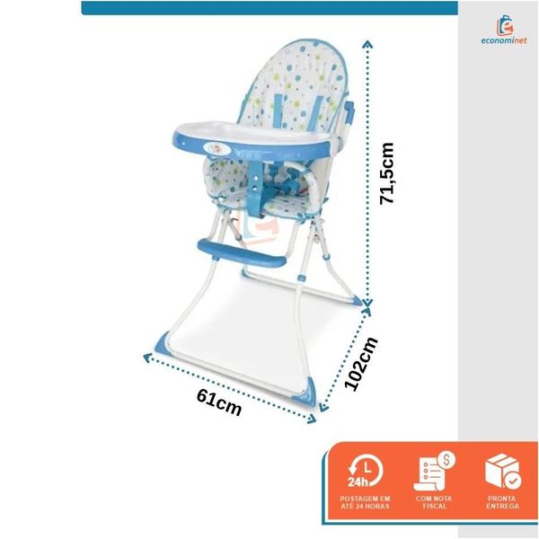 Imagem de Cadeira Cadeirao Alimentacao Bbebe Cadeirinha Infantil Portatil Refeição Comer Criança Reclinável Papa e Soneca Alta Dobravel Flash Baby Style Rosa