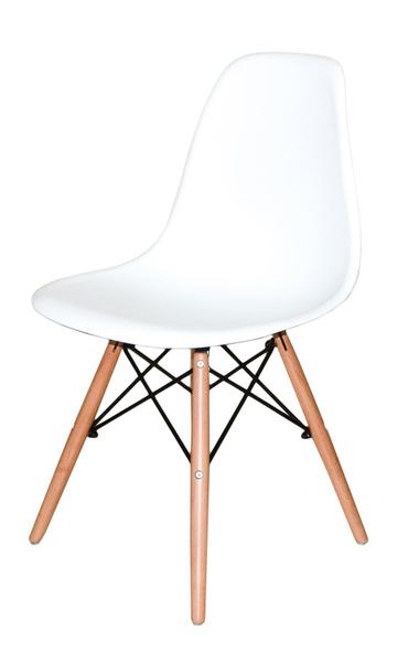 Imagem de Cadeira Charles Eames Eiffel Dkr Wood Branca