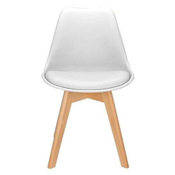 Imagem de Cadeira Charles Eames Leda Design Wood Estofada Base Madeira