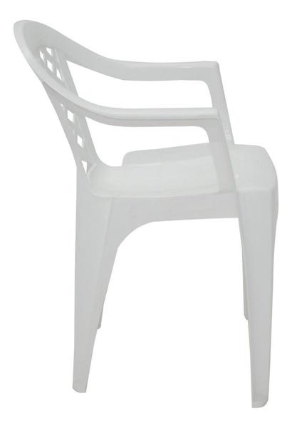 Imagem de Cadeira Com Braços Iguape Branca - Tramontina