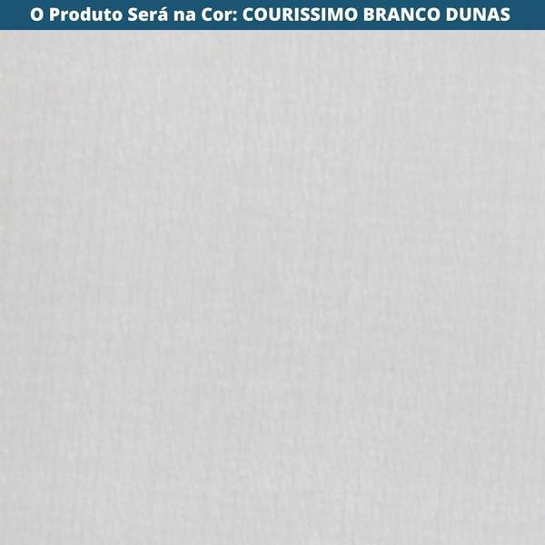 Imagem de Cadeira com Braços Maraú PSG Móveis Estofada Poliuretano PU Branco com Base Aço Preto