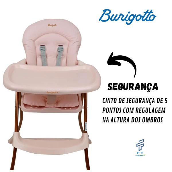 Imagem de Cadeira de alimentação cadeirinha bebê Burigotto Bon Apetit 