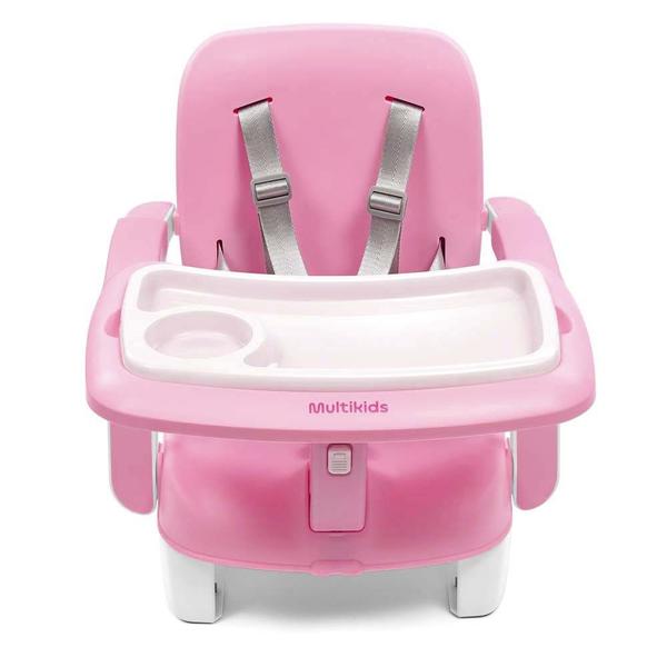 Imagem de Cadeira de Alimentação Portátil Lollipop 6M 15KG Rosa Multikids Baby - BB474
