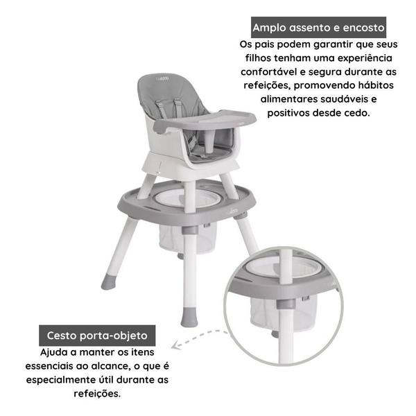 Imagem de Cadeira De Alimentação Vanilla E Prato Infantil De Bambu