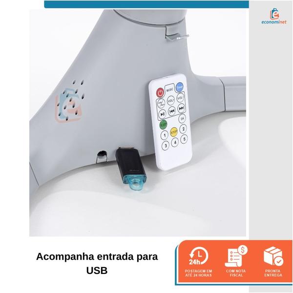 Imagem de Cadeira De Balanço E Descanso Bebe Portátil Musical Bouncer Infantil Mobile Elétrica Automatico Brinquedos Mosquiteiro Melodias