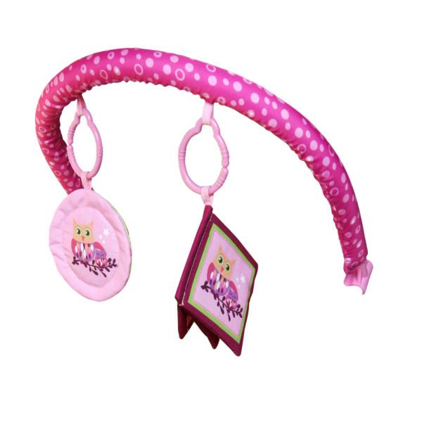 Imagem de Cadeira de Balanço P/ Bebê Color Baby Musical Rosa 9Kg Soft