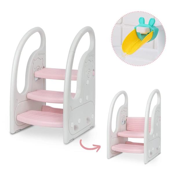 Imagem de Cadeira de banquinho infantil Onasti Kids 3 Step Standing Tower