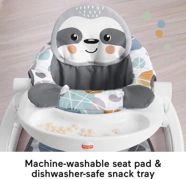 Imagem de Cadeira de bebê portátil Fisher-Price Sit-Me-Up Floor Seat Sloth