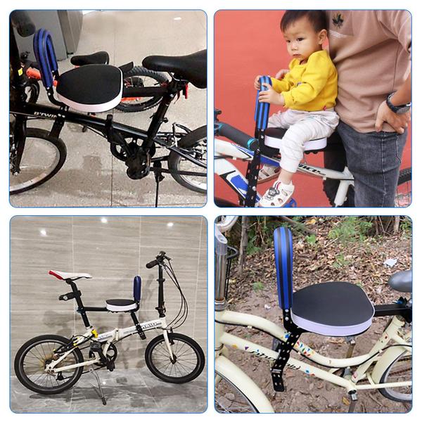 Imagem de Cadeira de bicicleta infantil XIEEIX portátil retrátil dobrável azul