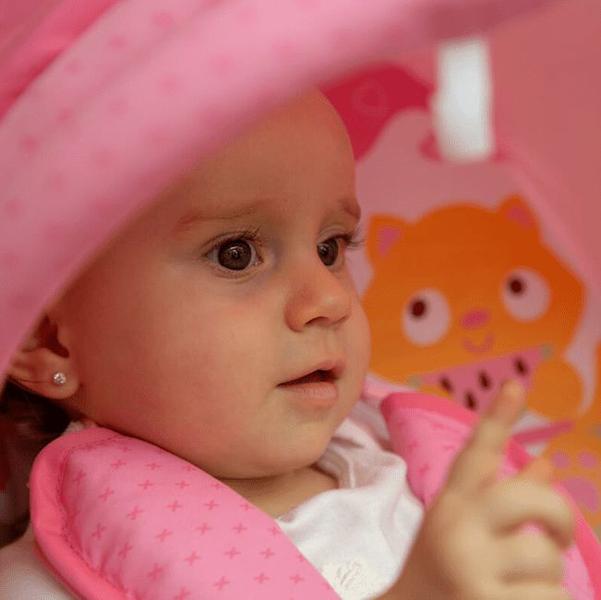 Imagem de Cadeira de Descanso Bouncer Safety 1st Sunshine Baby Rosa