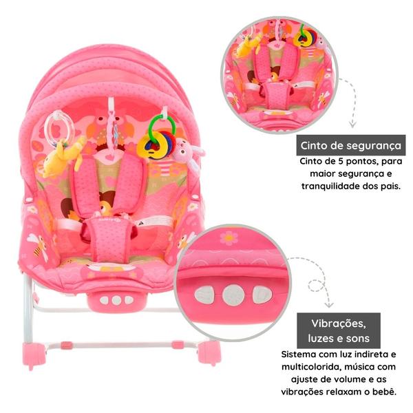 Imagem de Cadeira de Descanso Bouncer Sunshine Baby Rosa - Safety 1st