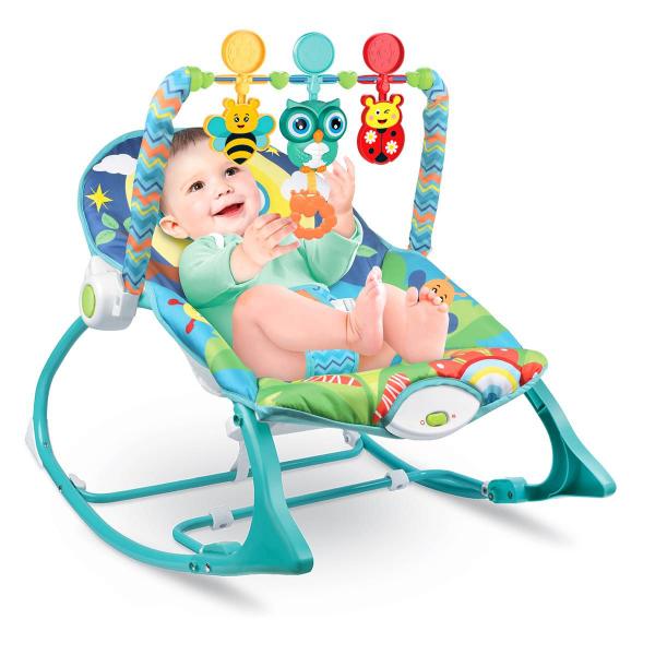 Imagem de Cadeira de Descanso e Balanço Funtime Maxibaby 18kgs Coruja