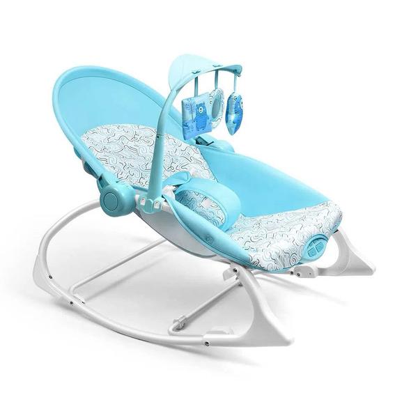 Imagem de Cadeira de Descanso e Balanço para Bebês - Até 18 kg - Seasons - Azul - Multikids Baby